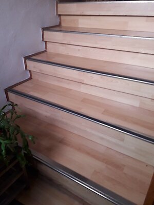 PVC krytina - schodiště
